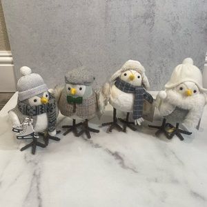 Target Holiday 2021 Wondershop Featherly Friends Collection Set of 4